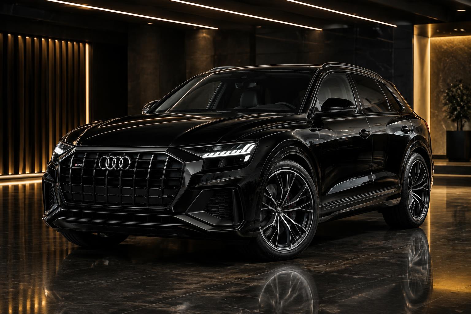 Audi Q8 S-Line en location au Maroc