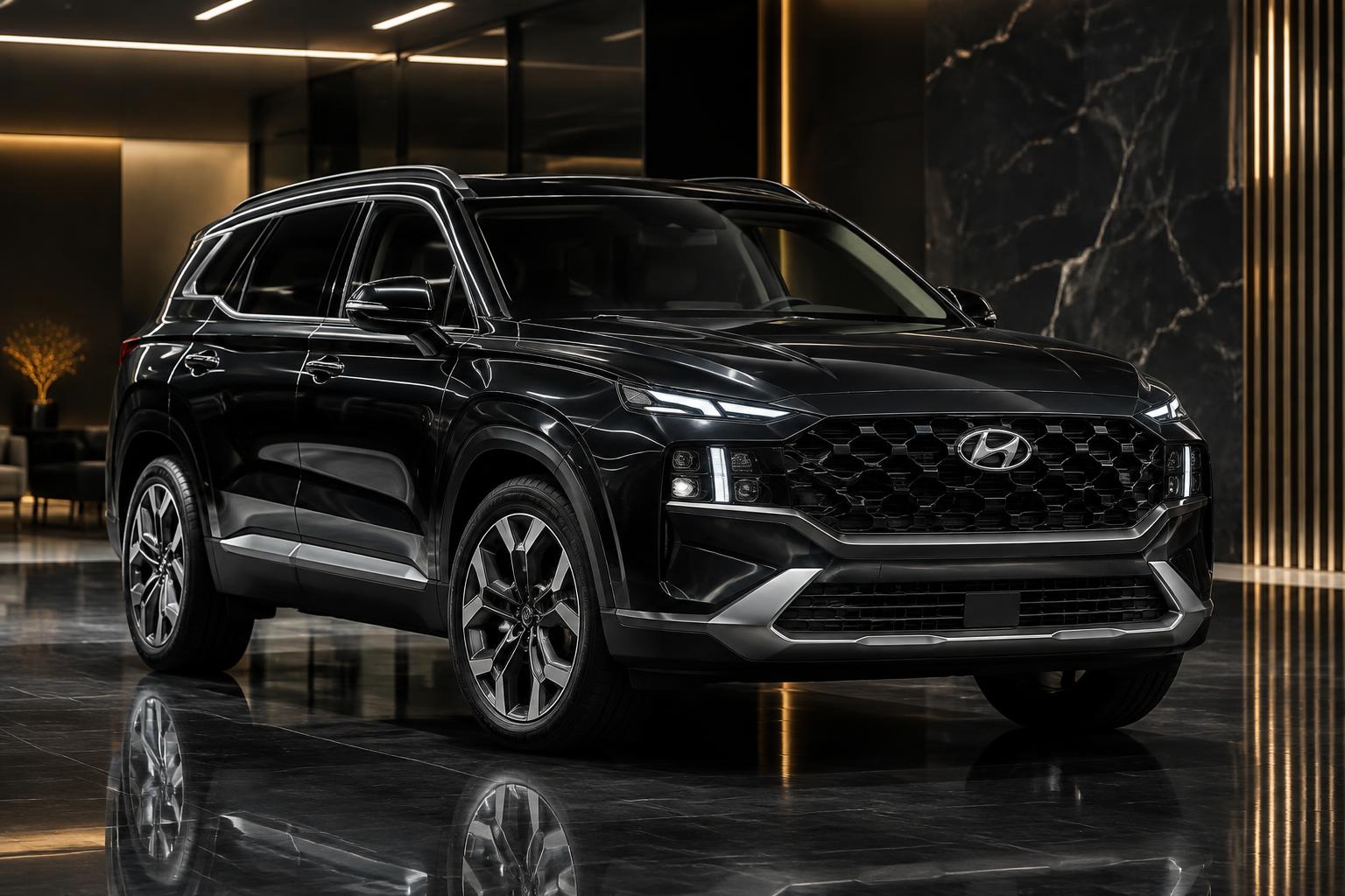 Hyundai Santa Fe en location au Maroc